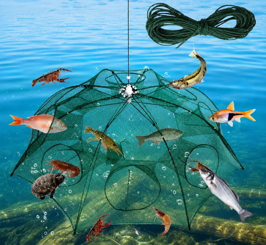 Filet de Pêche Pliable à 8 Entrées