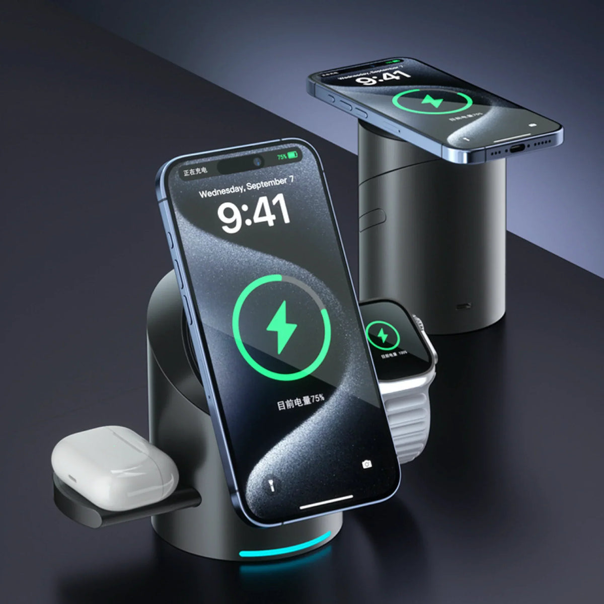 3-in-1 Wireless Charger