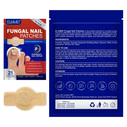 Patchs Réparateurs pour Ongles Fongiques